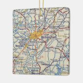 Birmingham Alabama Weihnachtsschmuck mit Karte (Links)