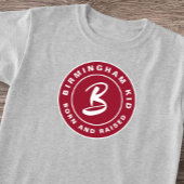 Birmingham Bama Kid Geboren Crimson Fitness Retro T-Shirt