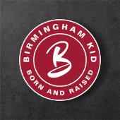 Birmingham Bama Kid Geboren Crimson Fitness Retro T-Shirt