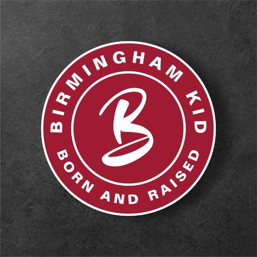 Birmingham Bama Kid Geboren Crimson Fitness Retro T-Shirt