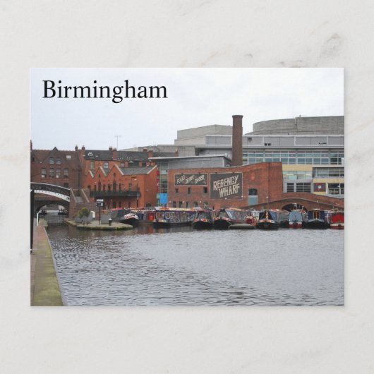 Birmingham Canals Postkarte (Vorderseite)