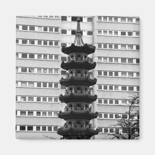 Birmingham Chinese Pogoda Magnet (Vorne)