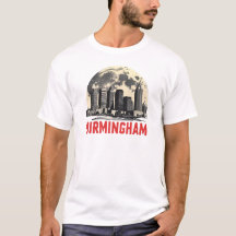 Birmingham City Alabama Skyline T - Shirt