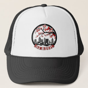 Birmingham City Alabama Skyline T - Shirt Truckerkappe