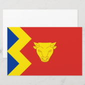 Birmingham City Flag Briefpapier (Vorne/Hinten)