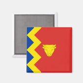 Birmingham City Flag Magnet (Vorderseite/Rückseite)