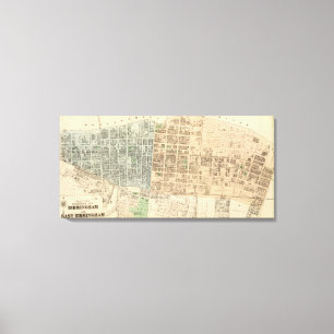 Birmingham, E Birmingham Leinwanddruck