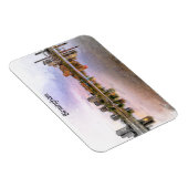 Birmingham England Panorama View Magnet (Rechte Seite)