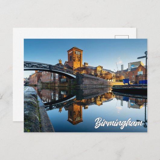 Birmingham, England Postkarte (Vorne/Hinten)