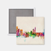 Birmingham England Skyline Cityscape Magnet (Vorderseite/Rückseite)