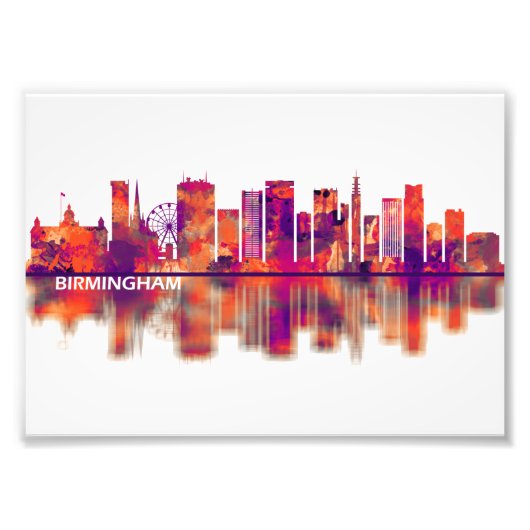 Birmingham England Skyline Fotodruck (Vorne)
