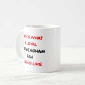 Birmingham-Fan, treu Kaffeetasse (Vorderseite Links)
