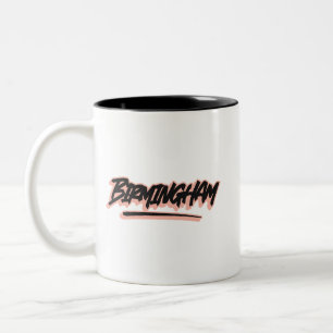 Birmingham Graffiti Style Zweifarbige Tasse