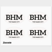 Birmingham IATA Sticker 1 (Blatt)