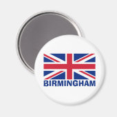 Birmingham in Blue Magnet (Vorderseite/Rückseite)