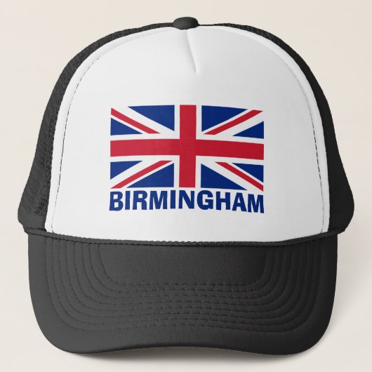 Birmingham in Blue Truckerkappe (Vorderseite)