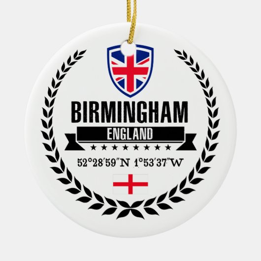 Birmingham Keramik Ornament (Vorne)