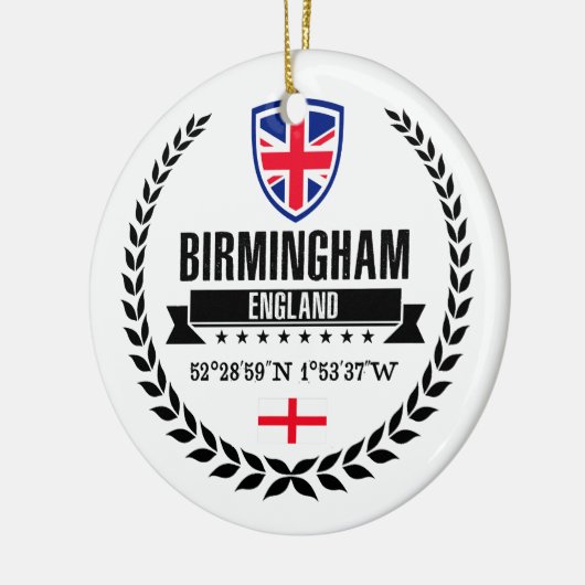 Birmingham Keramik Ornament (Links)