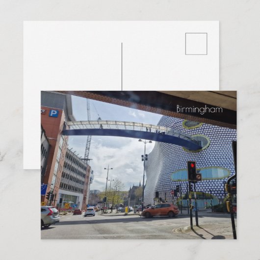Birmingham Postkarte (Vorne/Hinten)