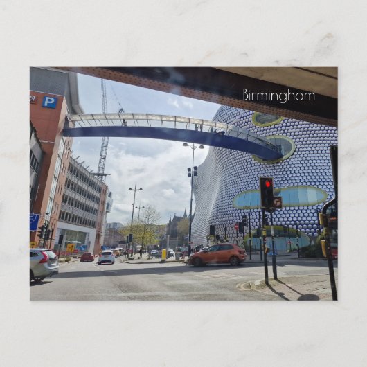 Birmingham Postkarte (Vorderseite)