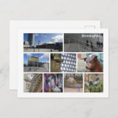 Birmingham Postkarte (Vorne/Hinten)