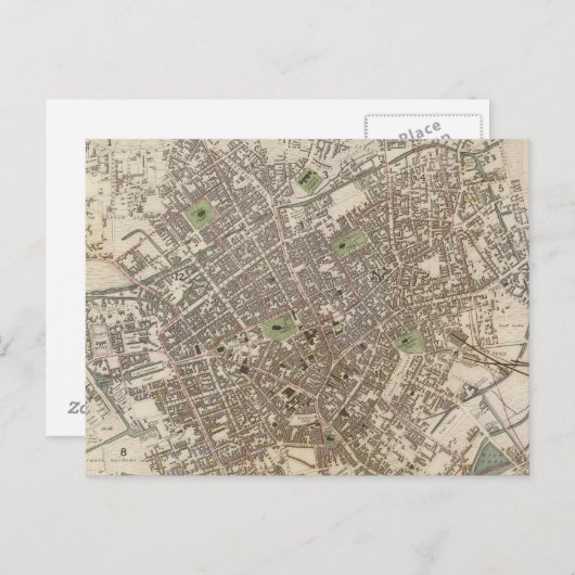 Birmingham Postkarte (Vorne/Hinten)