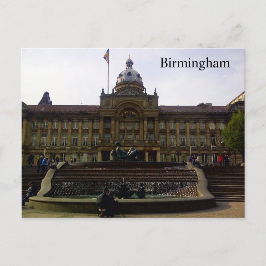 Birmingham Postkarte (Vorderseite)