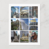Birmingham Postkarte (Vorderseite)