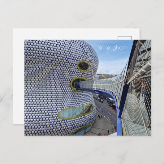 Birmingham Postkarte (Vorne/Hinten)