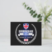 Birmingham Postkarte (Stehend Vorderseite)