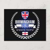 Birmingham Postkarte (Vorderseite)