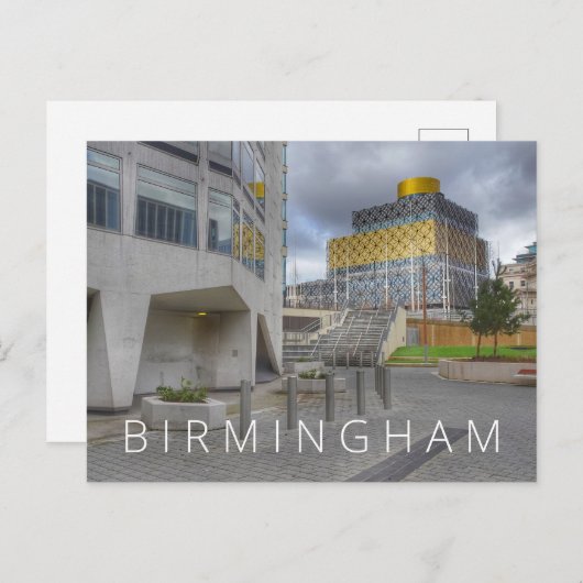 Birmingham Postkarte (Vorne/Hinten)