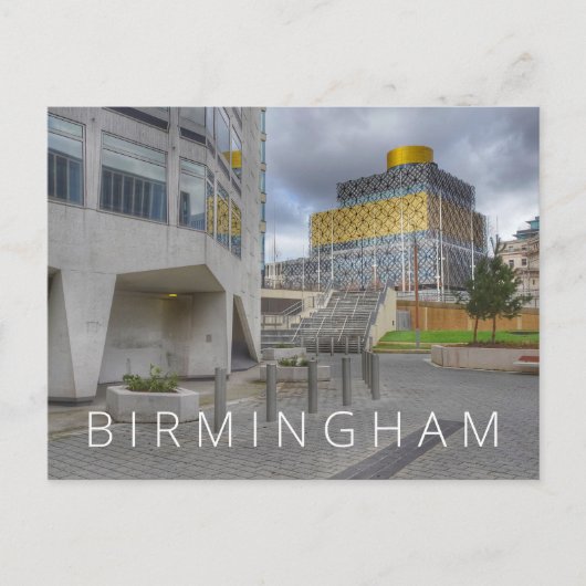 Birmingham Postkarte (Vorderseite)