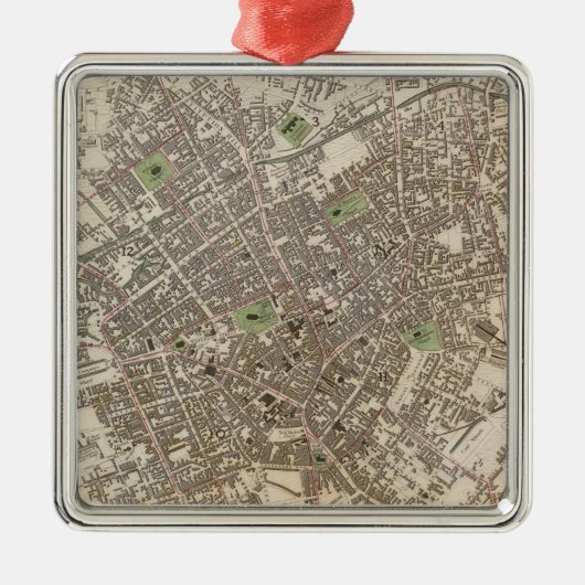 Birmingham Silbernes Ornament (Vorne)