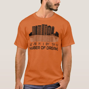 Birmingham Skyline GPS-Koordinatoren Stadt T-Shirt