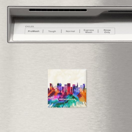 Birmingham Skyline Magnet (In Situ (Geschirrspüler))