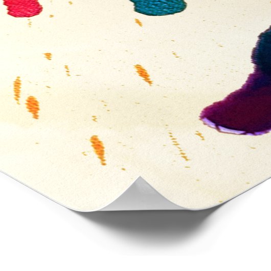 Birmingham Skyline Poster (Ecke)