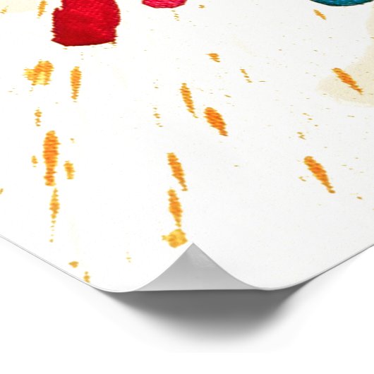 Birmingham Skyline Poster (Ecke)