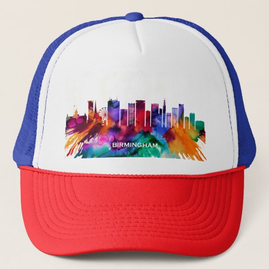 Birmingham Skyline Truckerkappe (Vorderseite)