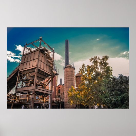 Birmingham Sloss Furnace Poster (Vorne)