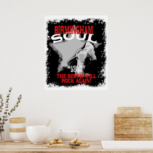 Birmingham Soul: Der Süden wird wieder rocken! Poster (Küche)