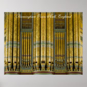 Birmingham Town Hall Orgelposter Poster (Vorne)