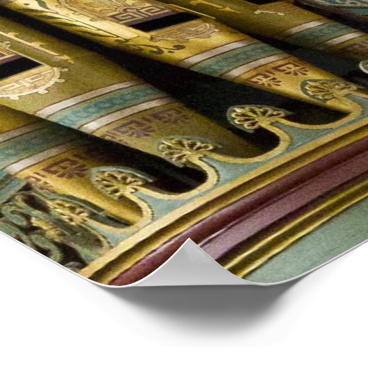 Birmingham Town Hall Orgelposter Poster (Ecke)