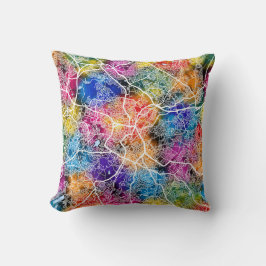 Birmingham United City Map Kissen