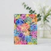 Birmingham United City Map Postkarte (Stehend Vorderseite)