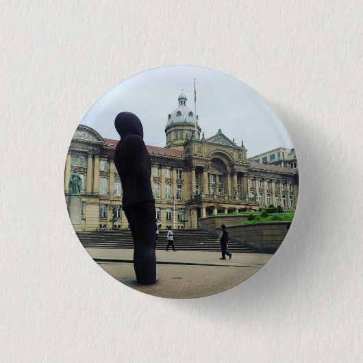 Birmingham Victoria Square 3 Cm Round Abzeichen Button (Vorderseite)