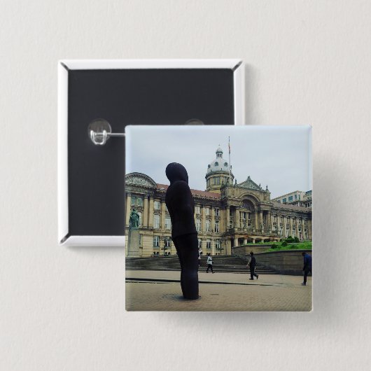 Birmingham Victoria Square 3 Cm Round Abzeichen Button (Vorne & Hinten)