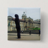 Birmingham Victoria Square 3 Cm Round Abzeichen Button (Vorderseite)