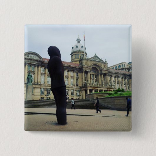 Birmingham Victoria Square 3 Cm Round Abzeichen Button (Vorderseite)