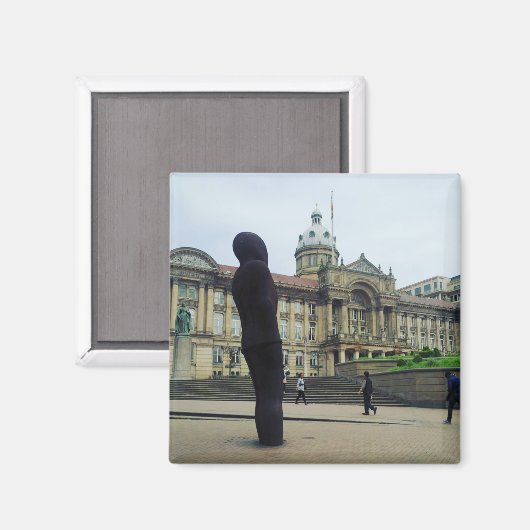 Birmingham Victoria Square Magnet (Vorderseite/Rückseite)